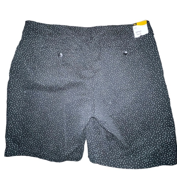 Lee Women’s Straight Fit Bermuda Shorts Size 18M Black Small Polka Dot NWT - Picture 5 of 5